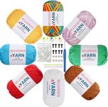 Beginner Yarn,Easy Peasy Yarn,Beginner Yarn for Crocheting, Crochet Yarn for Beginners,Beginner Crochet Yarn,Amigurumi Yarn Chunky Yarn