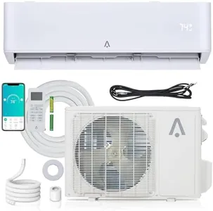 9000 BTU Mini Split Air Conditioner, Mini Split AC/Heating System, Wi-Fi Air Conditioner Inverter Heat Pump with Pre-Charged, 19 SEER2 115V, Split AC Cools Up to 500 Sq. Ft, w/Installation Kit