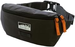 Eddie Bauer 2L Transit Waist Pack with Adjustable Waistband, Carbon Black