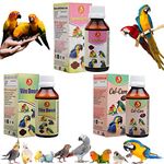 Pet Care International (PCI) Combo VitaBoost, CalCare, ImmuBoost || Provide Essential Vitamins & Minerals for Healthy Bird Healthcare || 30ml