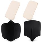 SAVITA Lipo Foam Board Abdominal Board Kit, Include 2pcs Side Board 1 Front Board 1 Back Board for Waist and Abdomen Shaping Board Soft and Fit Nicely (4pcs in Total) Black