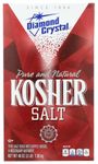 Diamond Crystal Pure and Natural Kosher Salt, 48oz (Pack of 3)