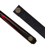 BCE 2 Piece North American Ash Snooker/Pool Cue- 145cm- 9.5mm tip with soft case