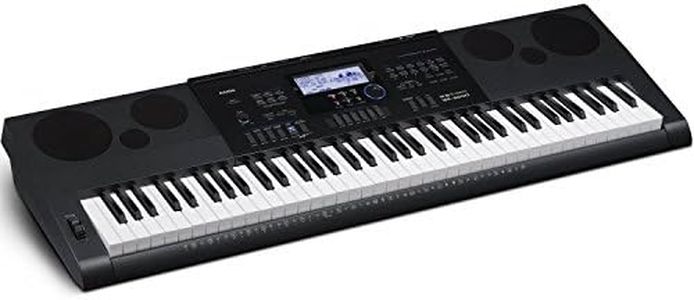 Casio WK6600 76-Key Workstation Keyboard with Power Supply and Piano tones