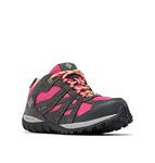 Columbia Youth Unisex Redmond Waterproof, Dark Grey/Pink Ice, 5