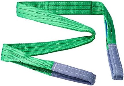 IPEA Cinghia per Sollevamento Carichi e Pesi – 2 Metri – Portata 2000 Kg – Corda Antiabrasione e Antitaglio in Poliestere per Sollevare Oggetti Pesanti – A norma CEN – 60 mm x 2 metri – Verde