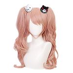 OSIAS Junko Enoshima Cosplay Wigs,Danganronpa Wigs,Anime Cosplay Wigs With Free Cap