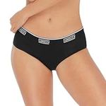 Bambody Leak Proof Hipster: Sporty Period Panties for Women and Teens - 1 Pack: Black - X-Small