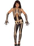 Forum Novelties CC80996 Pretty Bones Skeleton, Girls, Black, Yellow, White