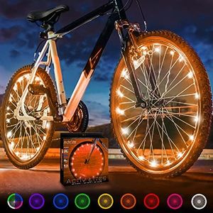 Activ Life LED Bicycle Accessories (Bike Light, 2 Tires) Top Unique Summer Gifts for Boys Best Gift Ideas for Girls 5 6 7 9 Yr Old Teens Women Her Wife Mom Friend Sister Girlfriend Aunts Presents