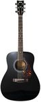 Yamaha F370 Full Size Steel String Acoustic Guitar - Traditional Western Body - Classic Black