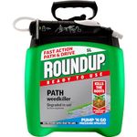 Roundup Path Weedkiller 5 Litre Pump 'N Go Refill, Ready to Use, Green