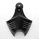 Black Aluminum Twin Horn Cover V-Shield Cowbell For 1992-2015 Harley with Stock 'Cowbell'