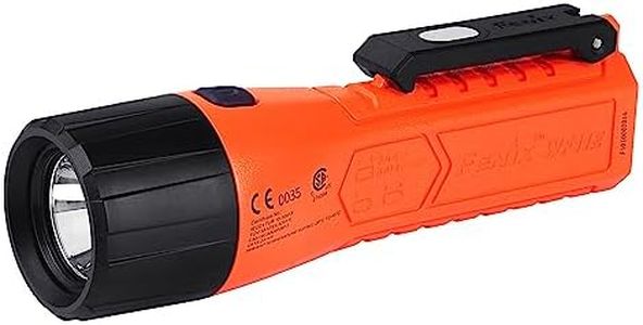 Fenix WF11E 200 Lumen Led Torch with 185m Beam with 50000hrs Lifespan – IP67 Waterproof Tactical Flashlight with 3 Brightness Levels Explosion-Proof Emergency Torch Light (Orange)