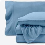 Bare Home Super Soft Fleece Sheet Set - Full Size - Extra Plush Polar Fleece, No-Pilling Bed Sheets - All Season Cozy Warmth (Full, Coronet Blue)