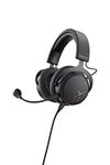 Beyerdynamic MMX 100 closed over-ear gaming headset in black with META voice microphone, excellent sound for all gaming devices