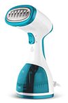 Clothes Steamer, HOMEASY Steamer Iron Handheld Clothing Steamer Wrinkle Remover Garment Steamer with Fast Heat-up for Home and Travel Green