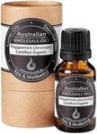 Australian Wholesale Oils Certified Organic Peppermint Essential Oil 15 ml