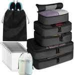 Packing Cubes Travel Organizer 16 Set Travel Packing Cube Waterproof Travel Packing Organizer in 4 Size with Laundry Bag for Travel Essentials Lightweight Luggage Organizer Bags for Carry on Suitcases