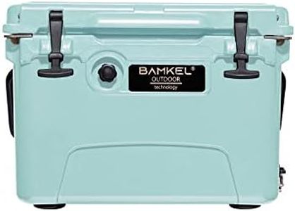 BAMKEL Cooler Box, 16.6 gal (33.1 L), 18.9 L, 9.5 L, 9.45 L; Cold Retention, Choice of Colors, Sizes, Durable, Hard Cooler, Outdoor, Camping, Korean Brand, Genuine Product (B18.9L Pastel Mint)