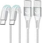 USB C Cable Fast Charge, 10FT 2Pack Yosou 3.1A Type C Charger Cable,Braided Extra Long USB A to Type C Phone Charger Cord for Samsung Galaxy S23 A03s S22 S21 S20fe S10 S9 S8 A12 A13 A32,Note10 9 8