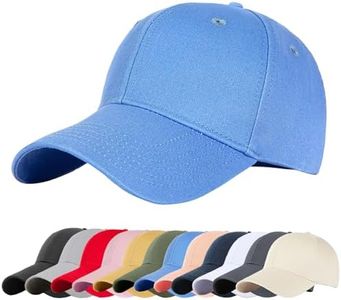 Enwokran Berretto da Baseball Donna Uomo Classico Cotone Cappellino Baseball cap Regolabile con Visiera Protezione Solare per Corsa all'aperto Tennis Golf Viaggi (Blu Denim)