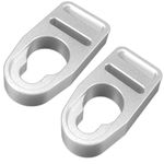 Guweta Aluminum Seat Strap Replacement Buckles Clips Repair Kit for Lifetime Emotion Seat Kayak Seat Repair Clips(2 Pack)