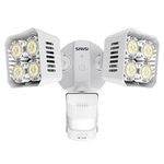 SANSI LED Security Motion Sensor Outdoor Lights, 36W (250W Incandescent Equivalent) 3600lm, 5000K Daylight, Dusk to Dawn Waterproof Flood Light, ETL Listed, White