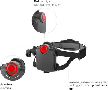 Ledlenser Rechargeable Headlamp – H7R.2, Adjustable Brightness