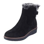 Metro Womens Synthetic Black Boots (Size (5 UK (38 EU))