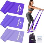 Exercise Bands, Resistance Bands Set, Latex Elastic Band for Upper Body, Lower Body, & Core Exercise, Physical Therapy, Pilates, Yoga, at-Home Workouts Stretch Bands for Women