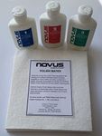 Novus Acrylic Scratch Remover & Cleaner Plastic Polish kit with 6 Novus Mates Wipes