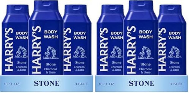 Harry's Men's Body Wash - Stone - 18 fl oz - Shower Gel for Men - No Parabens, Sulfates, or Dyes, (Pack of 6)