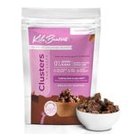 Kilobeaters Clusters Muesli, Low Carb Breakfast Cereals With High Protein, No Added Sugar, Diet Food, Raw Cacao (1 kg) Pack of 1