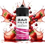 Bar Fills E Liquid Vape Juice 5000 50VG 50PG Vape Liquid with Nic salt Blend | With No Nicotine Bar Series Disposable Bar Juice Works (Strawberry Cherry Raspberry)