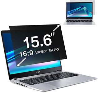 15.6 Inch Laptop Privacy Screen Filter Compatible with HP/Dell/Acer/Asus/Samsung/Lenovo/Toshiba,for 16:9 Widescreen laptop privacy screen 15.6 inch and Anti-Glare Protector