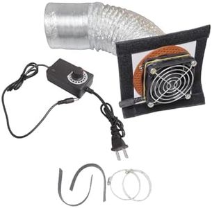 3D Printer/Laser Enclosure Ventilation Kit. 12V DC Fan with Speed Control and 1.5M Flex Tube. Easy Install with Velcro Paste, for Common Fabric Enclosure Extract Smoke and Toxic Smells