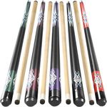 Kmise Pool Stick Set of 5, 58 Inch 