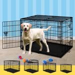 BEASTIE Portable Dog Crate Cage wit