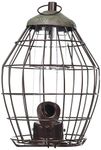 Peckish 60051233 Secret Garden Squirrel Proof Bird Seed Feeder,Grey, 16 x 19 x 28 cm