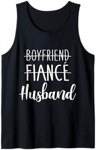 Mens Boyfriend fiancé husband for wedding and honeymoon Tank Top