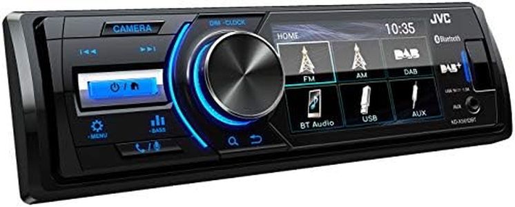 JVC KD-X561DBT USB-Autoradio mit DAB+, Bluetooth und 3" TFT-Farbdisplay (Rückfahrkameraeingang, AUX-Eingang, MP3, WMA, FLAC, DSP, 4 x 45 Watt)