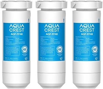 AQUA CREST XWF Refrigerator Water Filter, Replacement for GE® XWF Water Filter, NSF Certified, 3 Filters