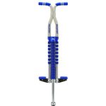 New Bounce Ultimate Pogo Stick For Kids - Silicone Ring Pogo Sticks for Ages 9 and Up, 80 to 160 Lbs - Better Grip And More Durable, PogoStick for Hours of Wholesome Fun. (Blue & Grey)