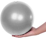 Exercise Ball Small,Pilates Ball 9 Inch Core Ball,Small Exercise Ball with Pump,Barre Ball,Mini Bender Ball, Pilates, Yoga, Workout, Bender, Core Training and Physical Therapy