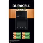 Duracell Battery Charger with Rechargeable AA (6 pk.) and AAA (4 pk.)