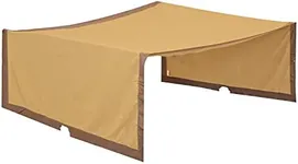 Sunnydaze Retractable Canopy Shade for 9 x 12 Foot Pergola - Replacement Shade Only - Polyester - Tan