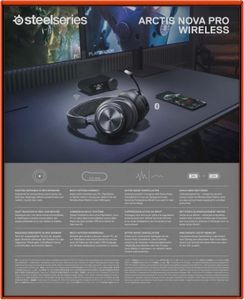 SteelSeries Arctis Nova Pro Wireless Gaming Headset – Noise Cancelling