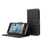 Snugg iPhone 5C Case Flip Wallet apple Cover - Black