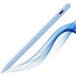 Aniyoo Stylus Pen for Apple iPad with 15 Minutes Fast Charge, Tilt Sensitivity, Magnetic Attachment and Palm Rejection, Pencil for iPad/mini/Air/Pro Released in 2018 or Later (Blue)